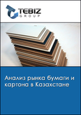 Обложка Анализ рынка бумаги и картона в Казахстане