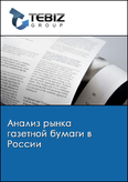 Обложка Анализ рынка газетной бумаги в России