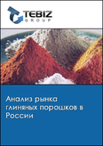 Обложка Анализ рынка глиняных порошков в России
