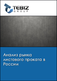 Обложка Анализ рынка листового проката в России
