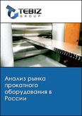 Обложка Анализ рынка прокатного оборудования в России