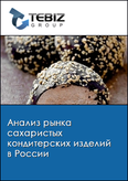 Обложка Анализ рынка сахаристых кондитерских изделий в России