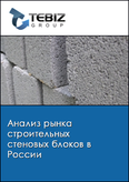 Обложка Анализ рынка строительных стеновых блоков в России