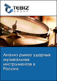 Обложка Анализ рынка ударных музыкальных инструментов в России
